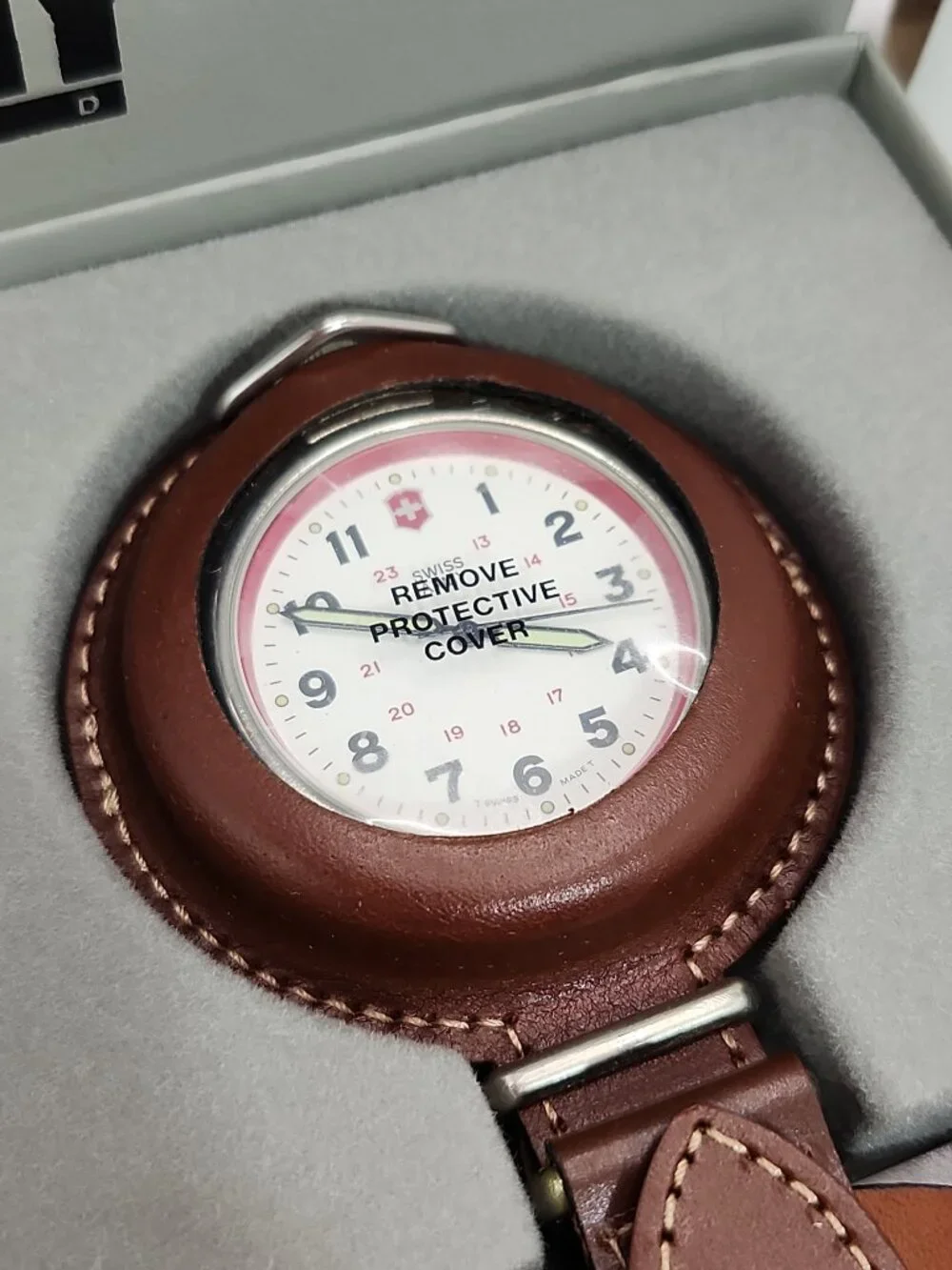 Vintage Unlimited II Swiss Army Marlboro Pocket Watch with Box & Papers NOS
